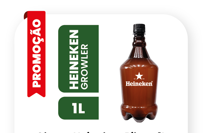 Growler Heineken Pilsen 1L